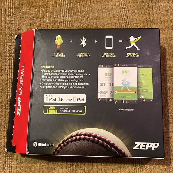 ZEPP Baseball swing analyzer - Picture 2 of 3